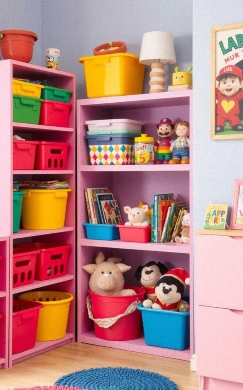 Bright Storage Solutions That Double As Decor