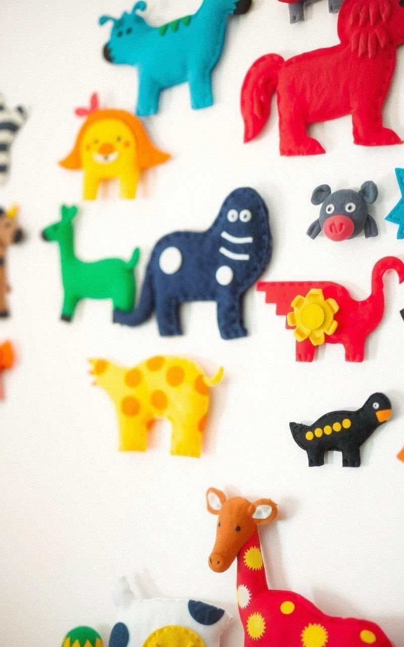 Patchwork Felt Animal Silhouettes