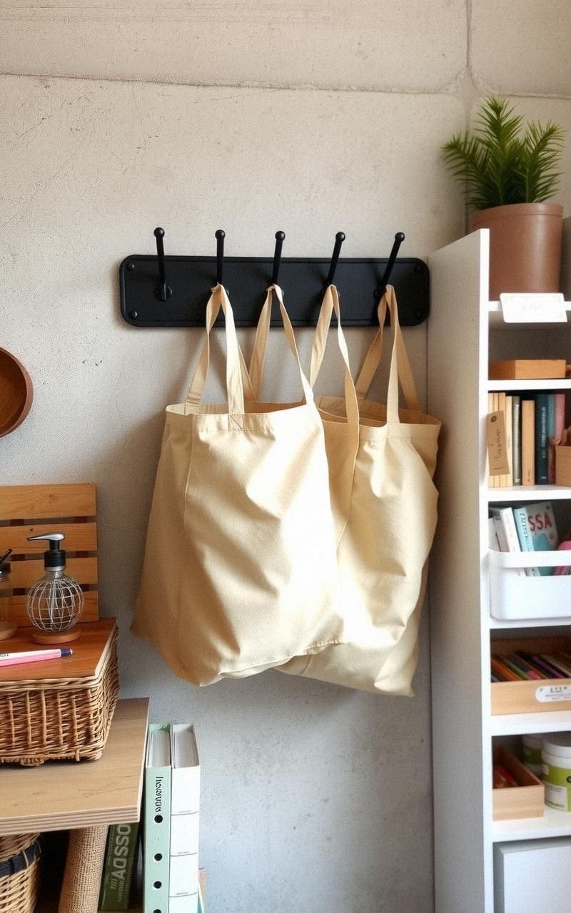 Neutral Toned Canvas Bags For Flexible Storage