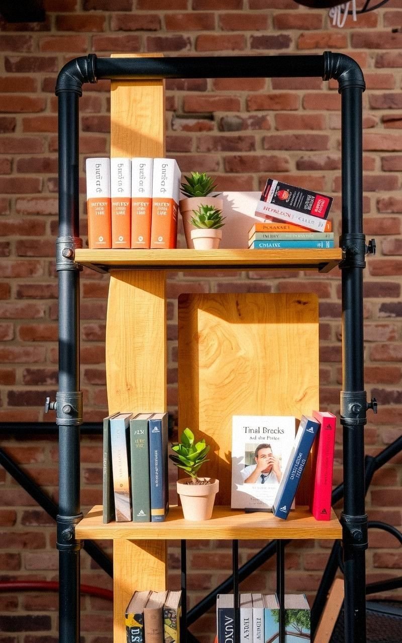 Open Pipe Shelving For Easy Access Storage