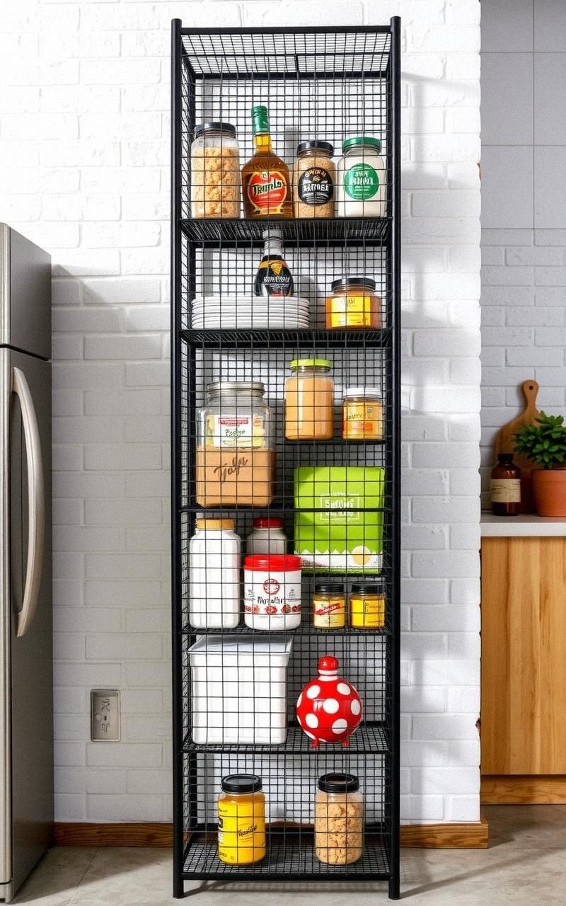 Wire Mesh Cabinets For Ventilated Storage Spaces