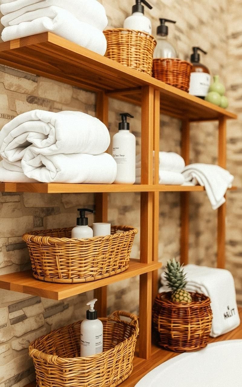 Woven Baskets For Rustic Storage Solutions