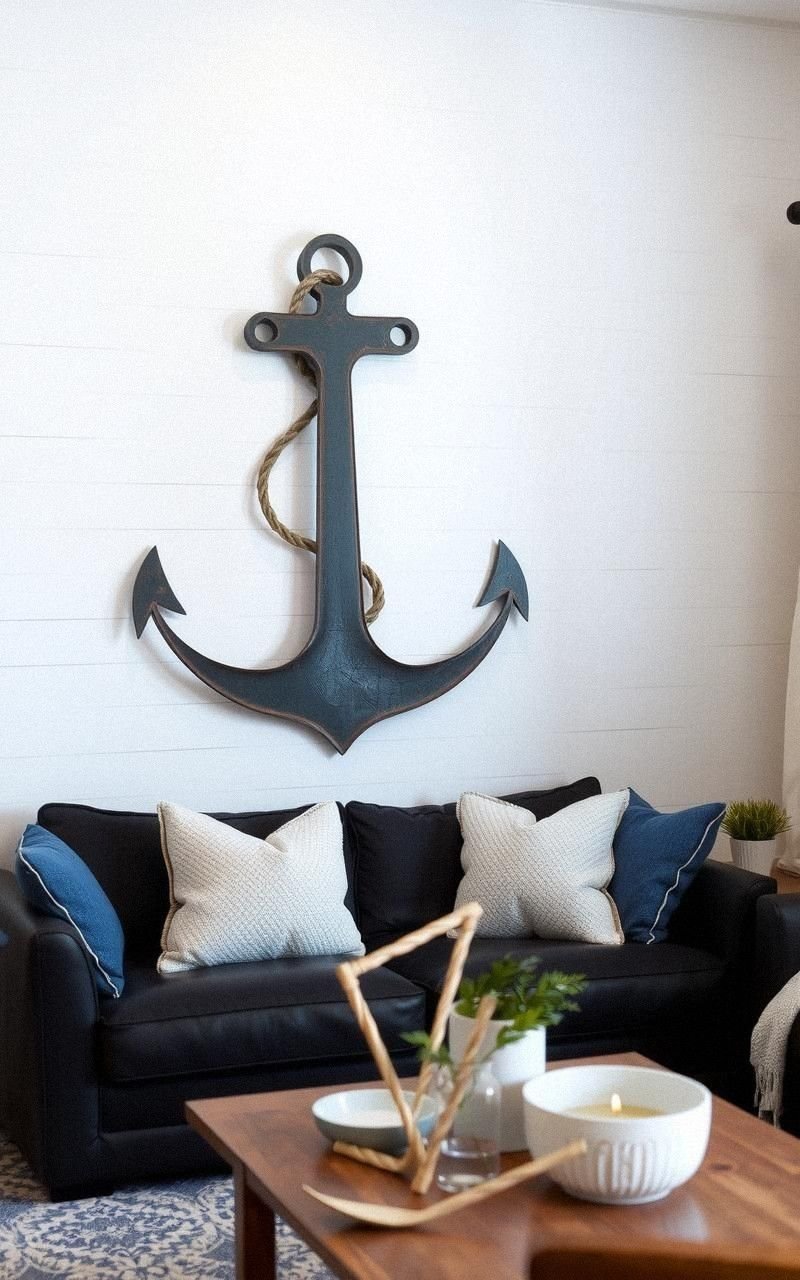 Anchor Wall Art For Maritime Flair