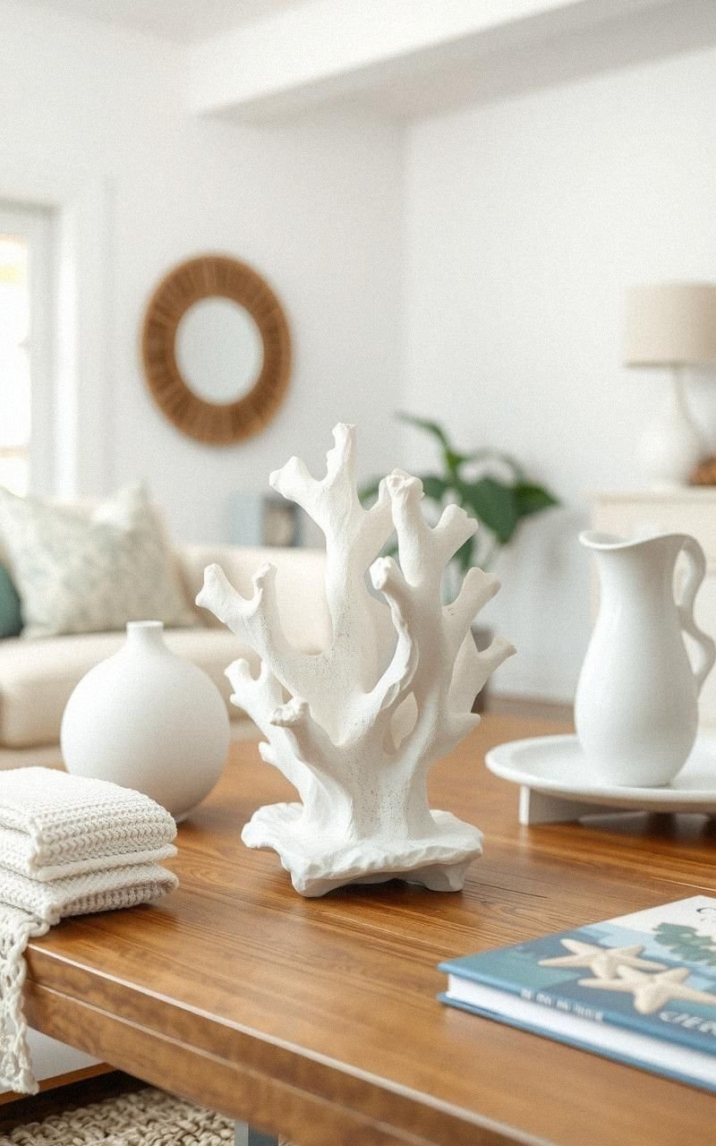 Coral Sculptures As Natural Accents