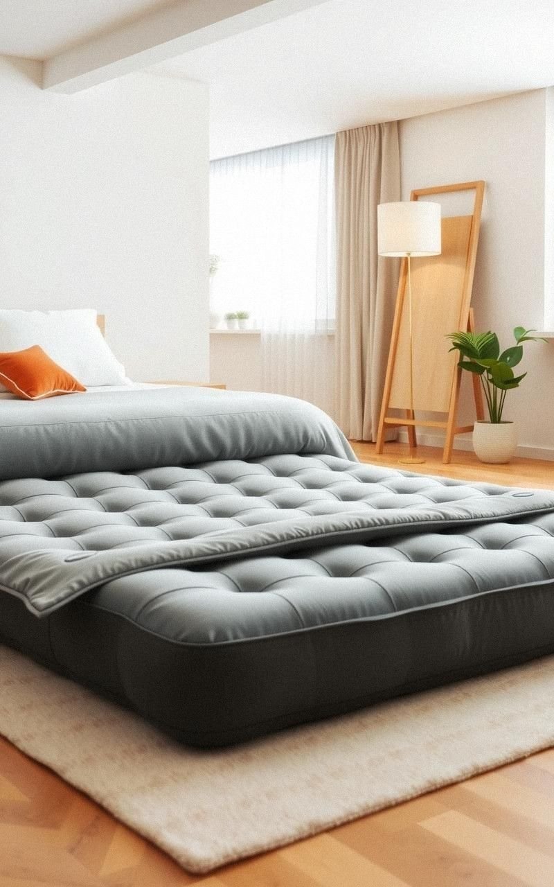 Convertible Floor Cushion That Doubles As Mattress
