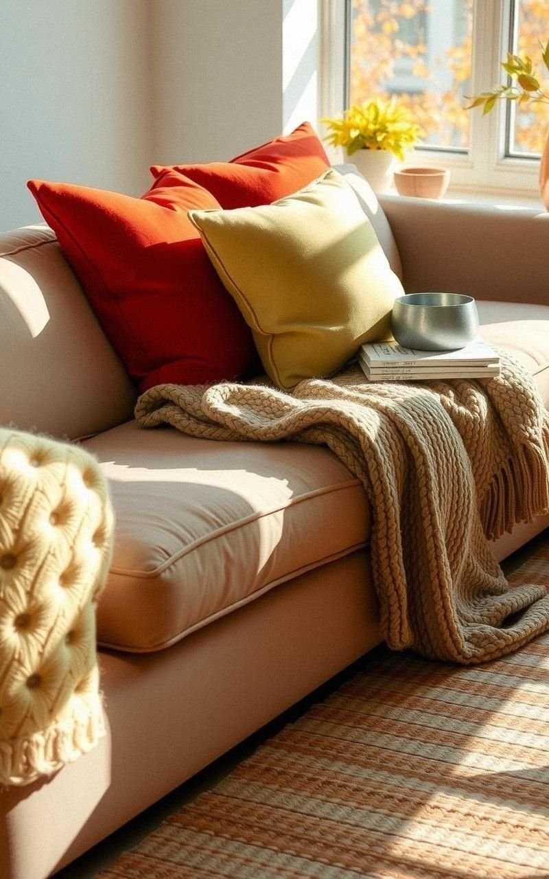 Layer Soft Textiles in Earthy Tones