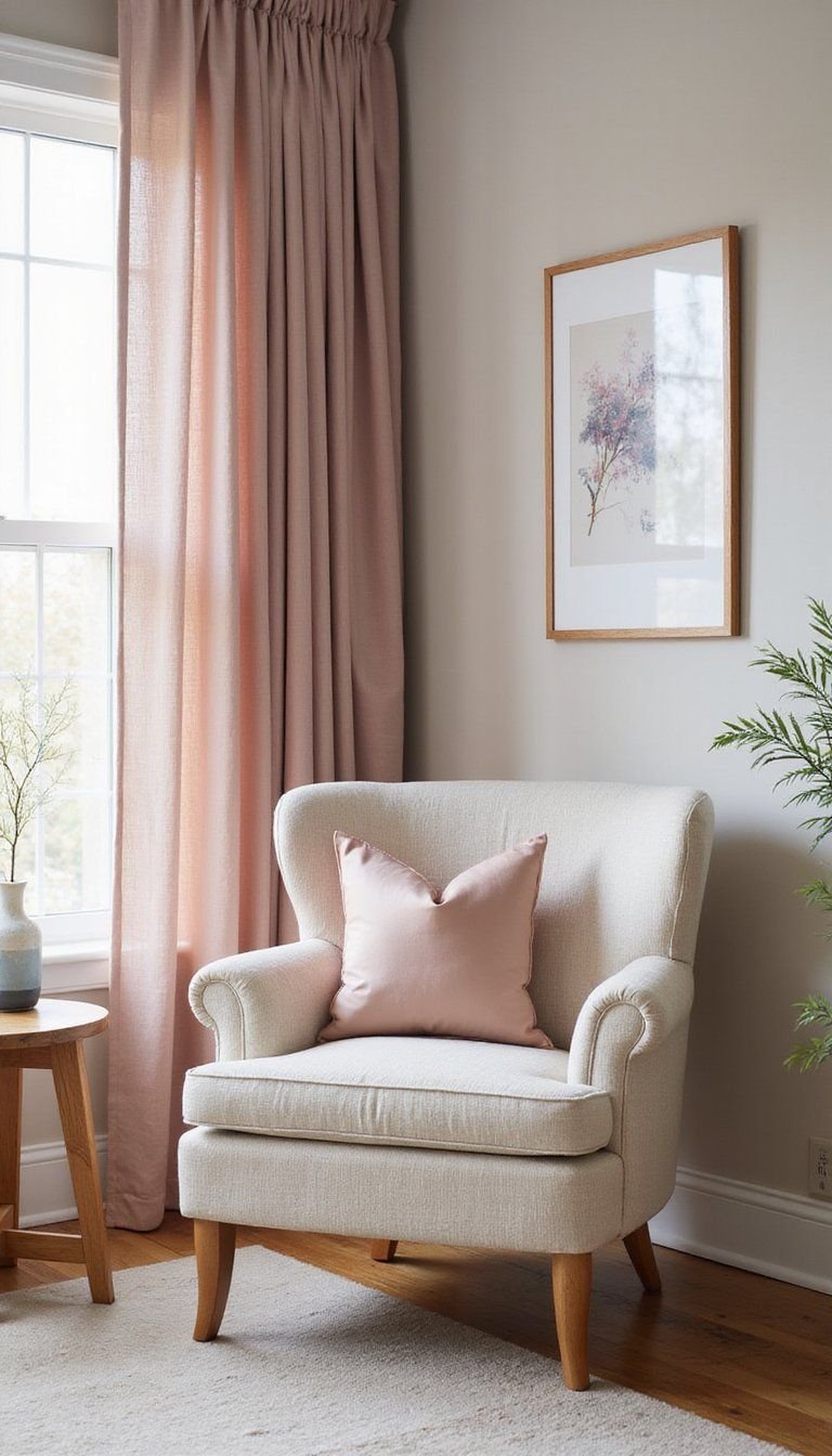 Mixed Textures: Bouclé Linen And Silk Accents