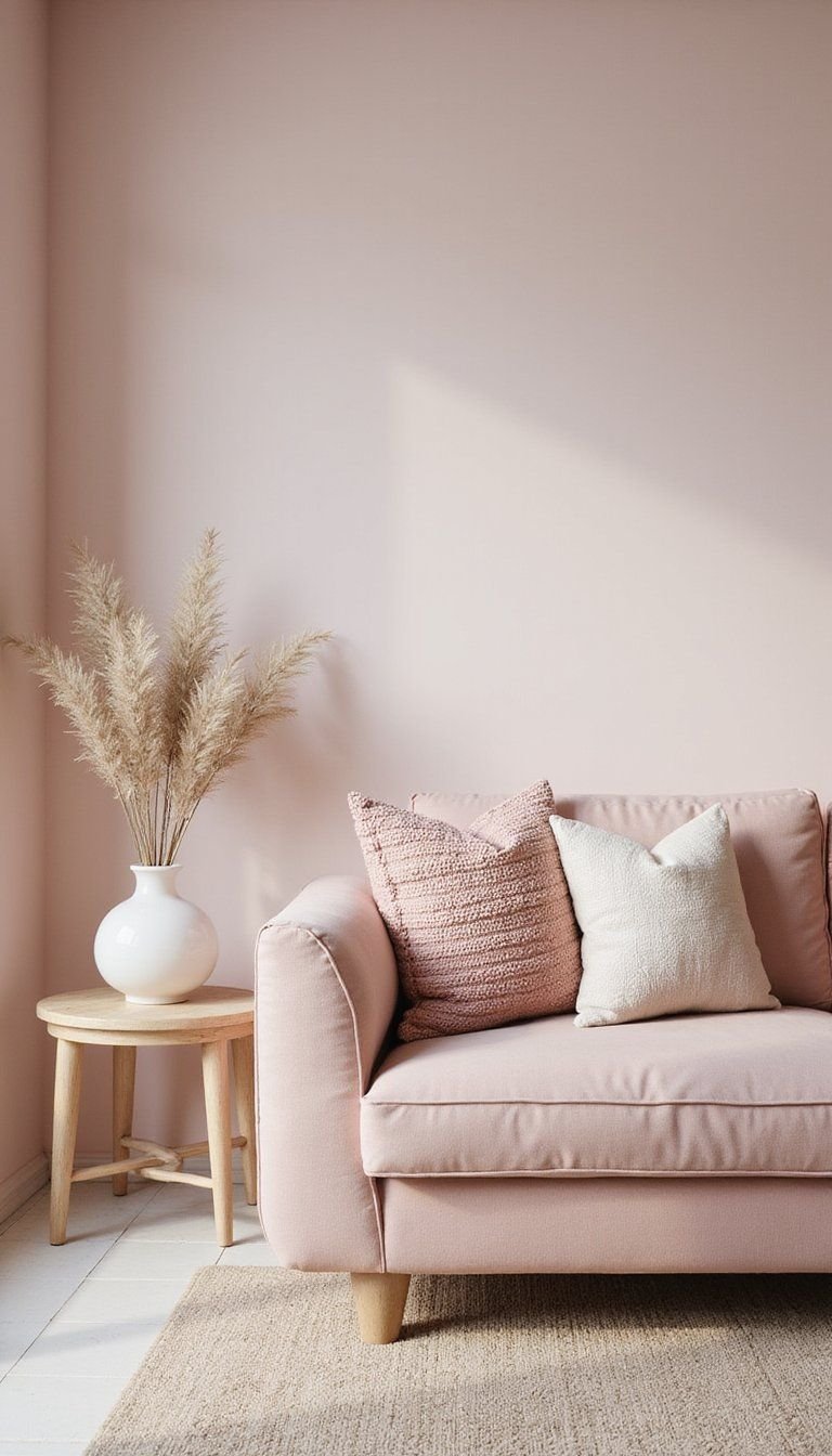 Monochrome Blush Layers For Serene Spaces