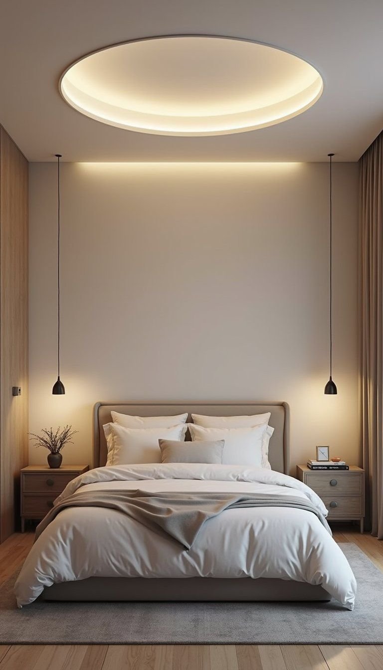 Backlit LED Medallion For Soft Ambient Glow