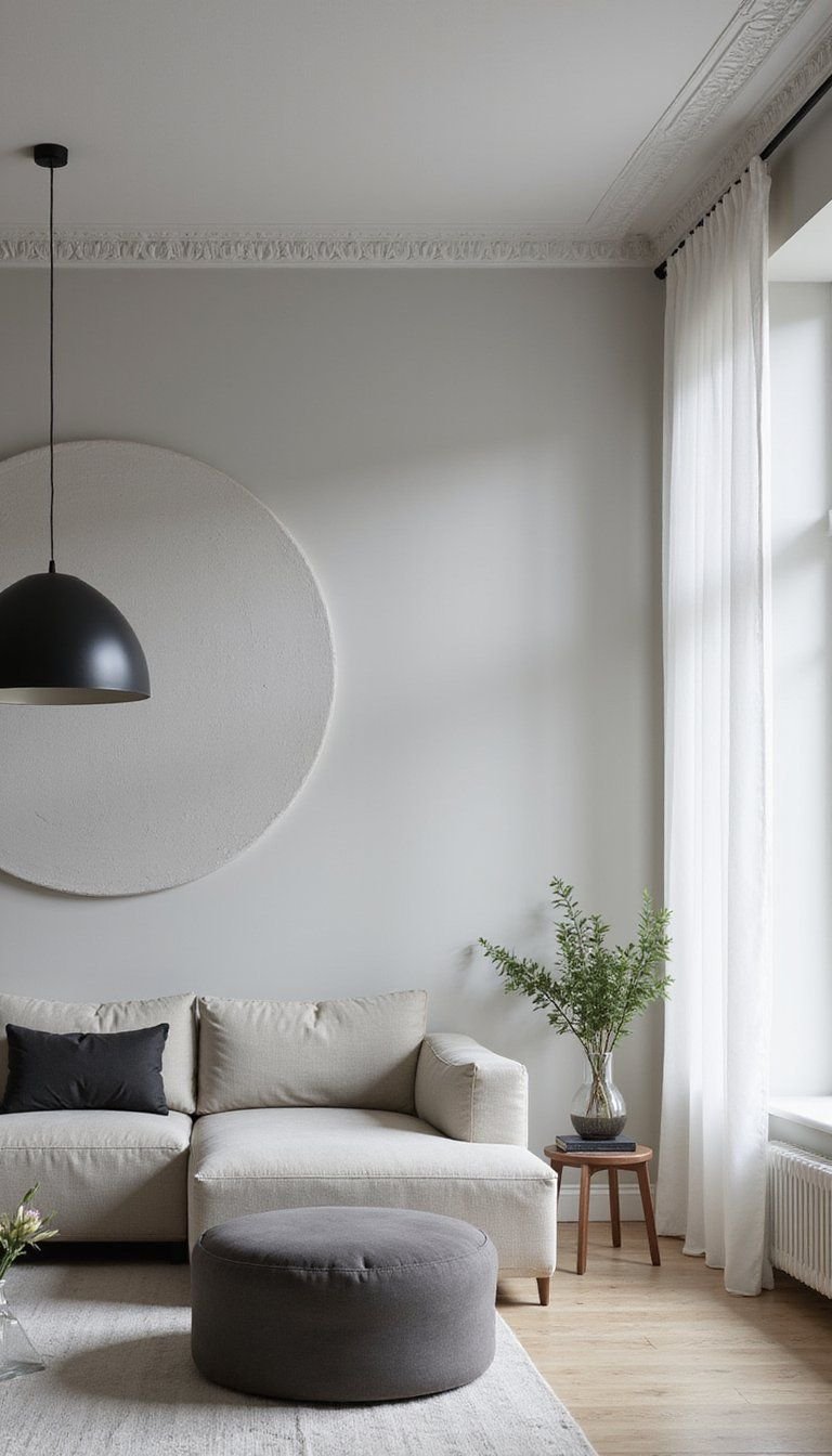 Minimal Modern Medallion For Clean Contemporary Spaces