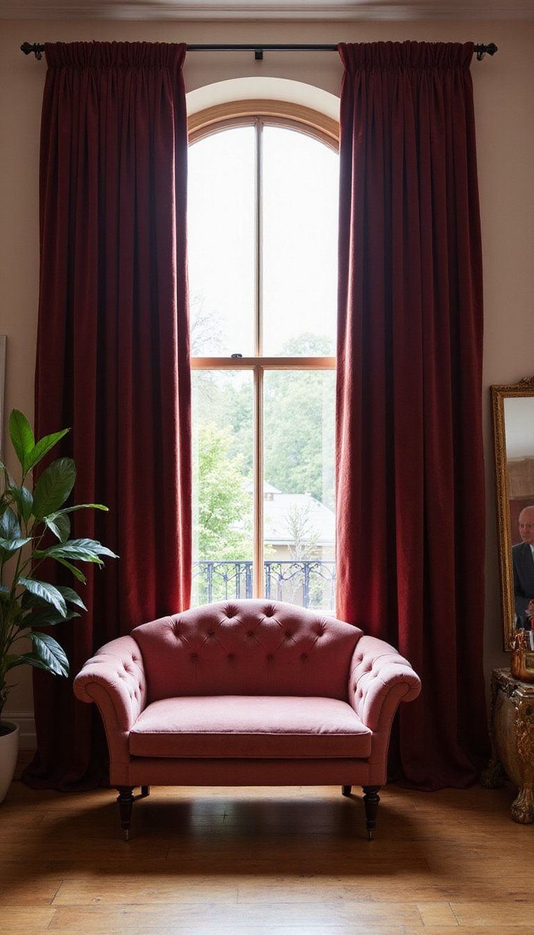 Velvet Curtains For Lush Window Drama