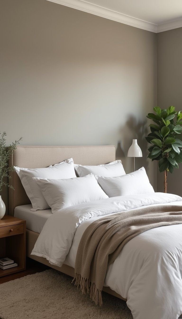 Greige Bedroom Retreat With Layered Neutrals