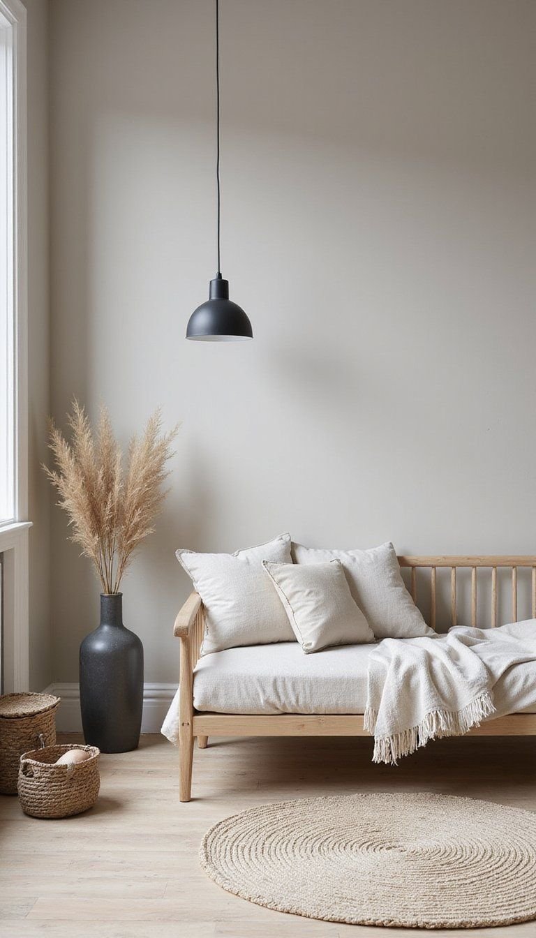 Scandinavian Greige Minimalist Studio Setup