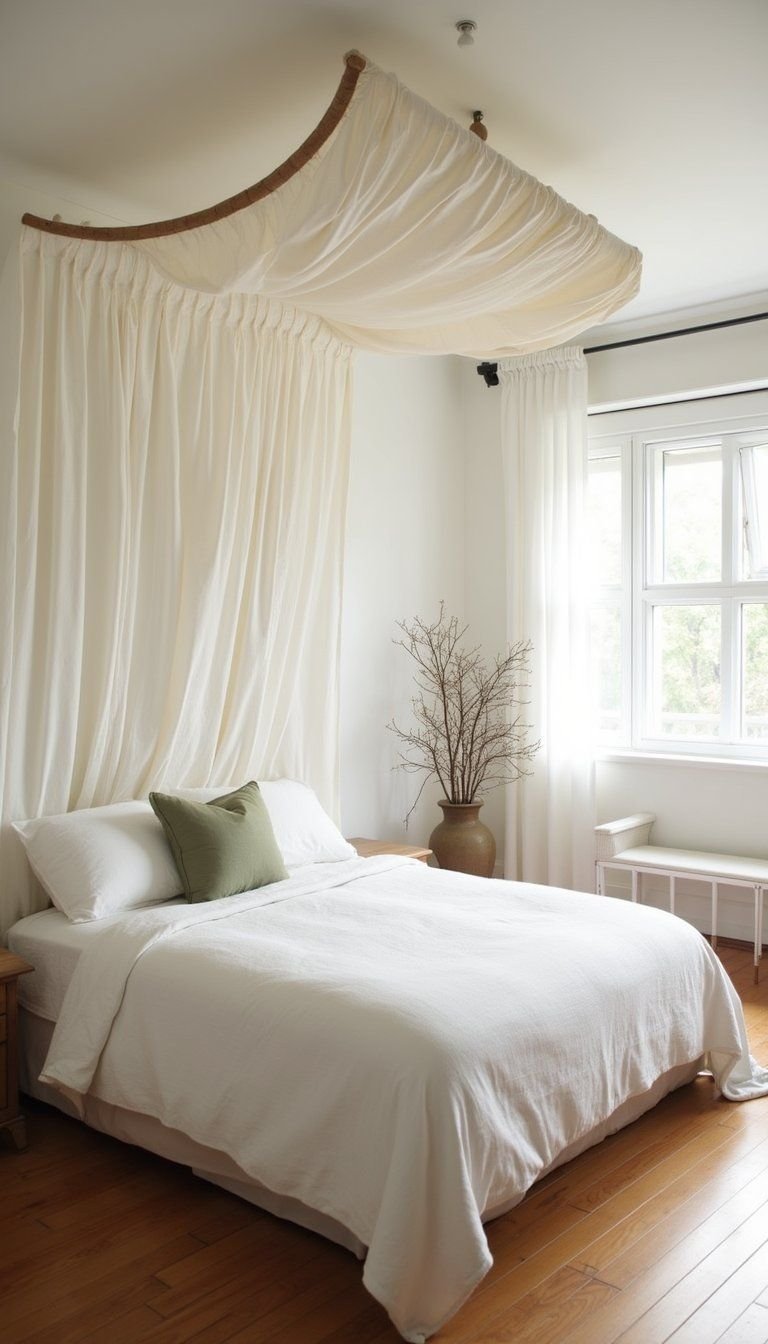 Organic Cotton Canopy For Airy Feel