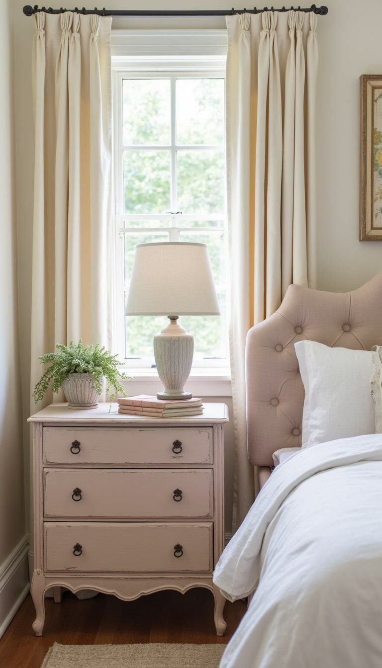 Mismatched Nightstands For Collected-Over-Time Look