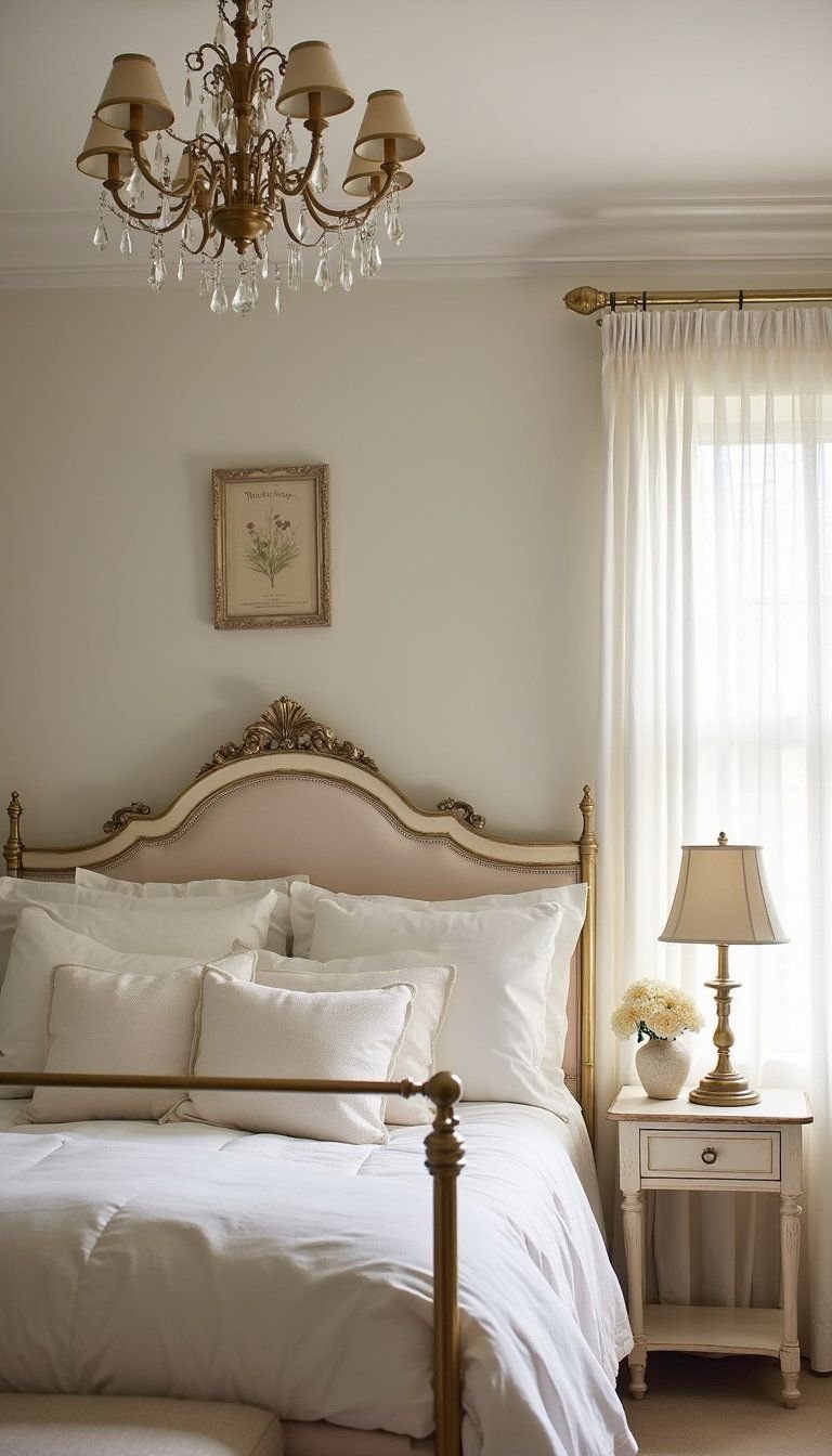 Soft Lighting With Crystal Chandelier Accent