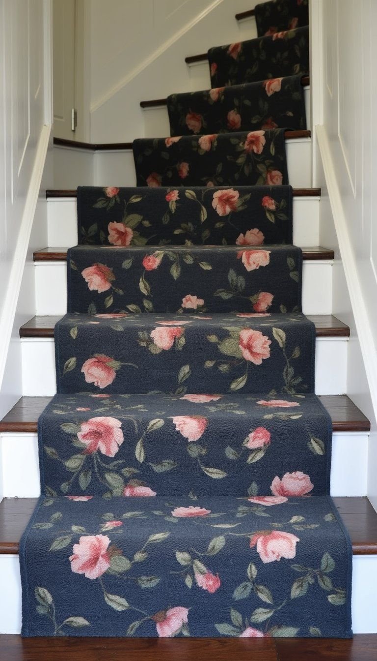 Florals On Dark Ground For Dramatic Effect