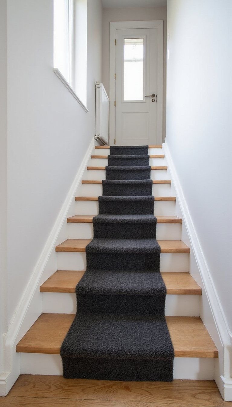 Slim Stair Runner With Hidden Fasteners