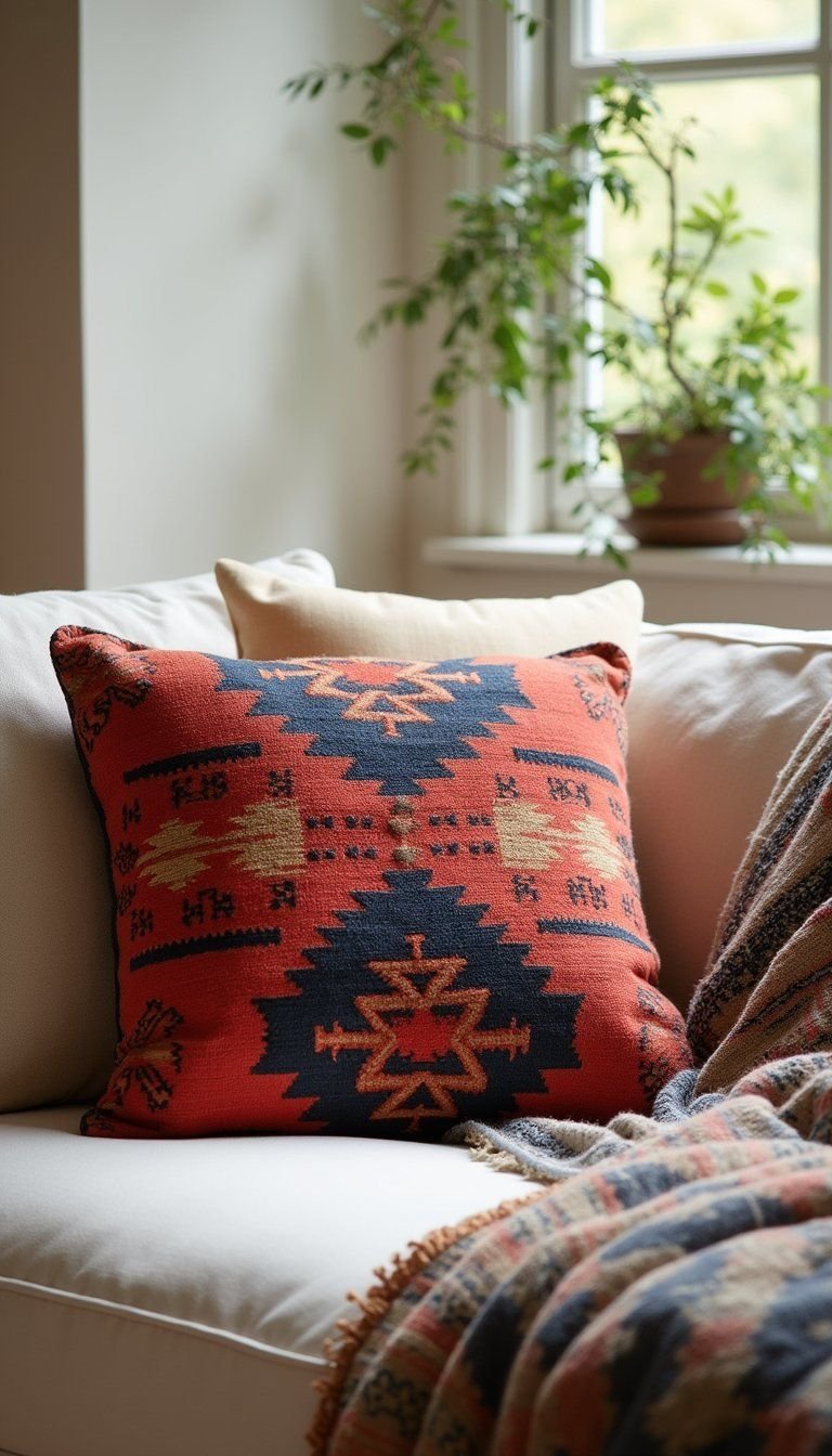 Vintage Textile Pillows For Heritage Charm