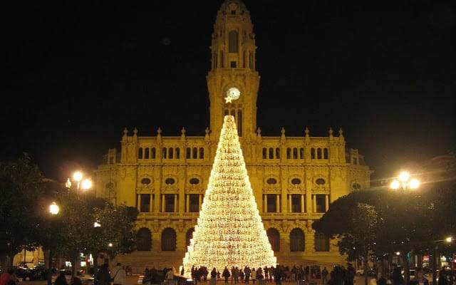 Christmas tree in Portugal
