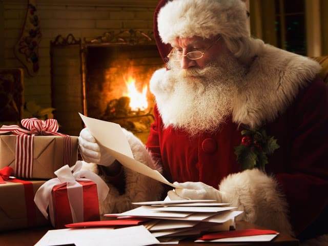 Letter to Santa Claus in the United Kingdom