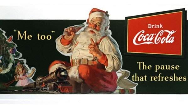 圣诞老人和可口可乐