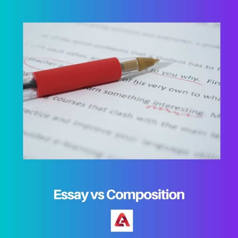 difference of composition and essay