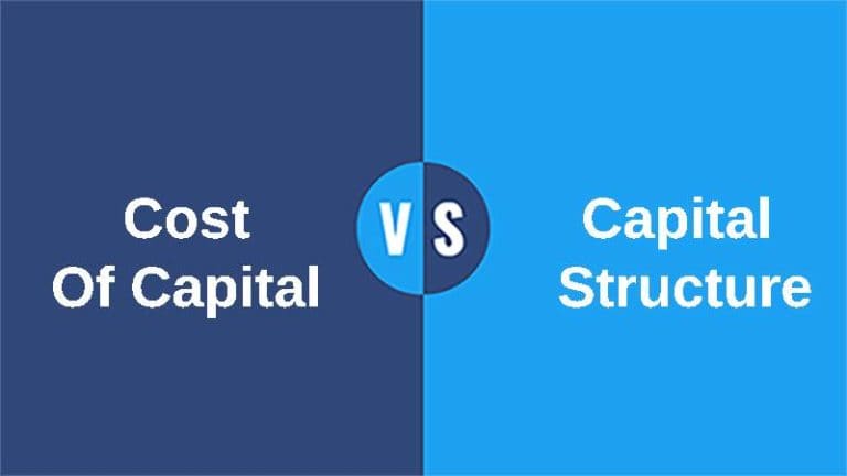 Difference Between Cost Of Capital And Capital Structure