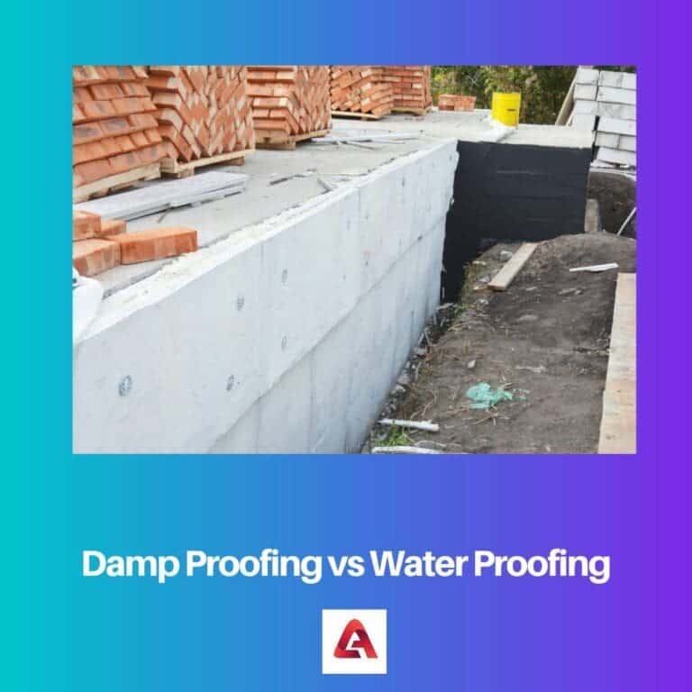 Damp Proofing Vs Water Proofing: Difference And Comparison