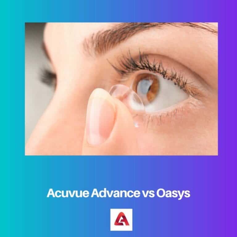 Acuvue Advance Vs Oasys Difference And Comparison 7591