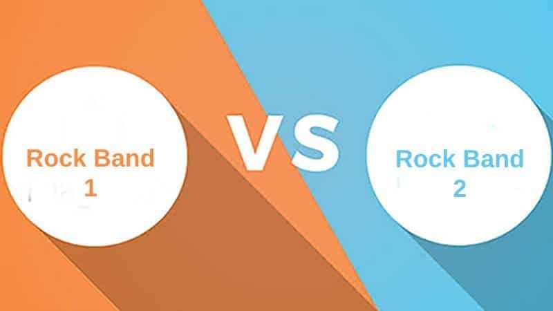 Rock Band 1 vs 2