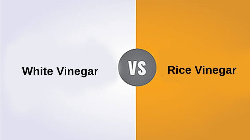 White Vinegar and Rice Vinegar