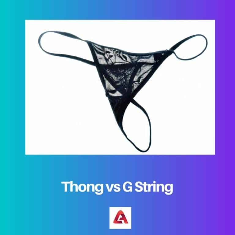 Thong Vs G String Difference And Comparison