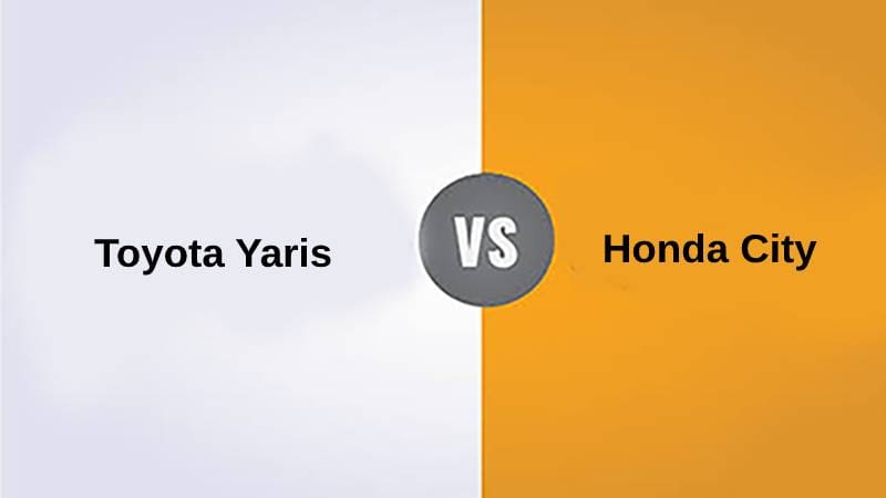 Toyota Yaris and Honda City