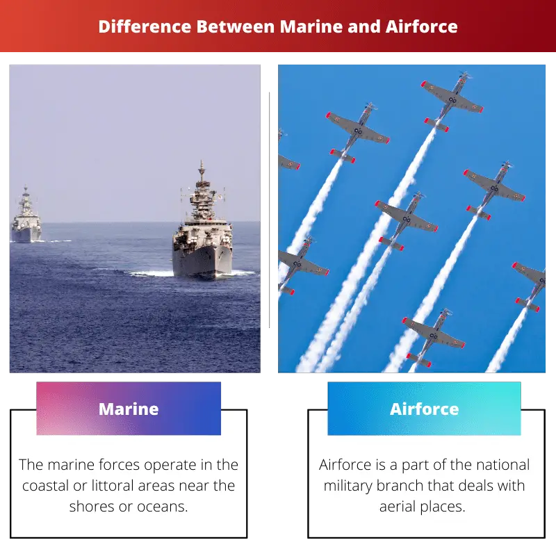 Difference Between Marine and Airforce