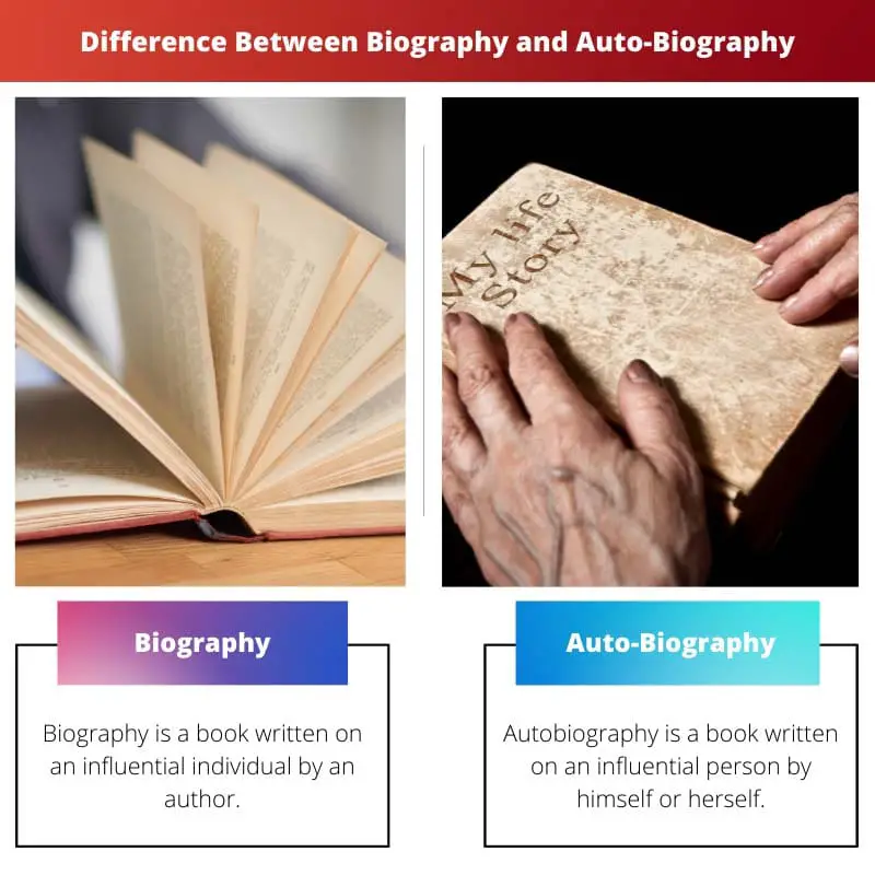 Diferencia entre biografía y autobiografía