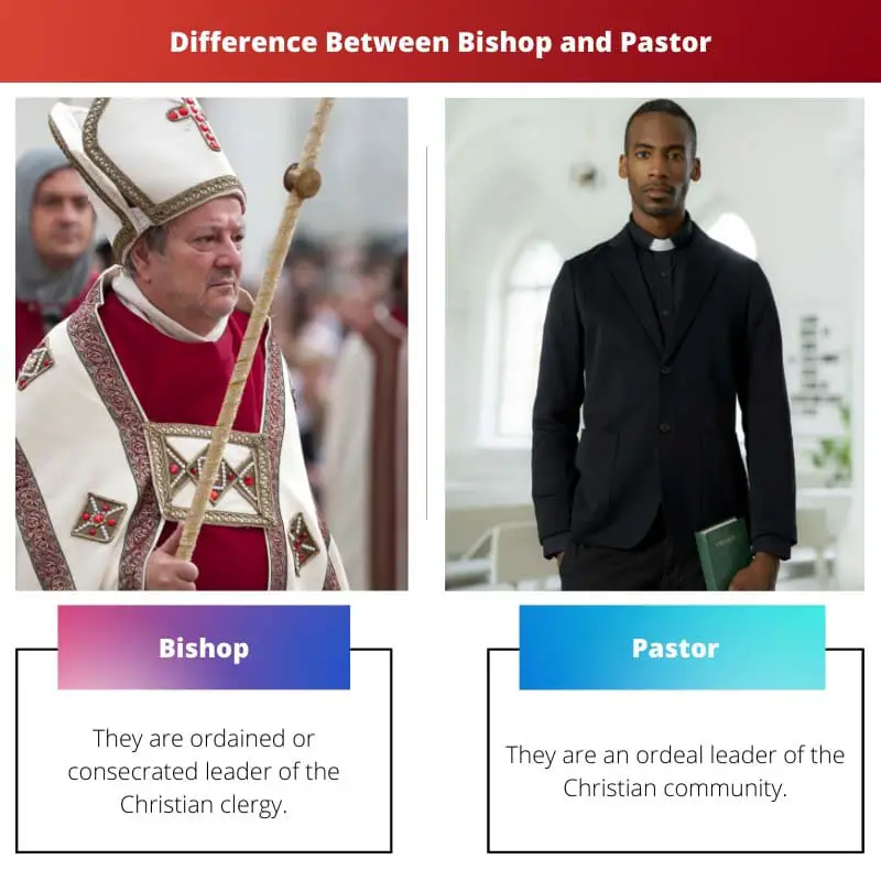 Différence entre évêque et pasteur