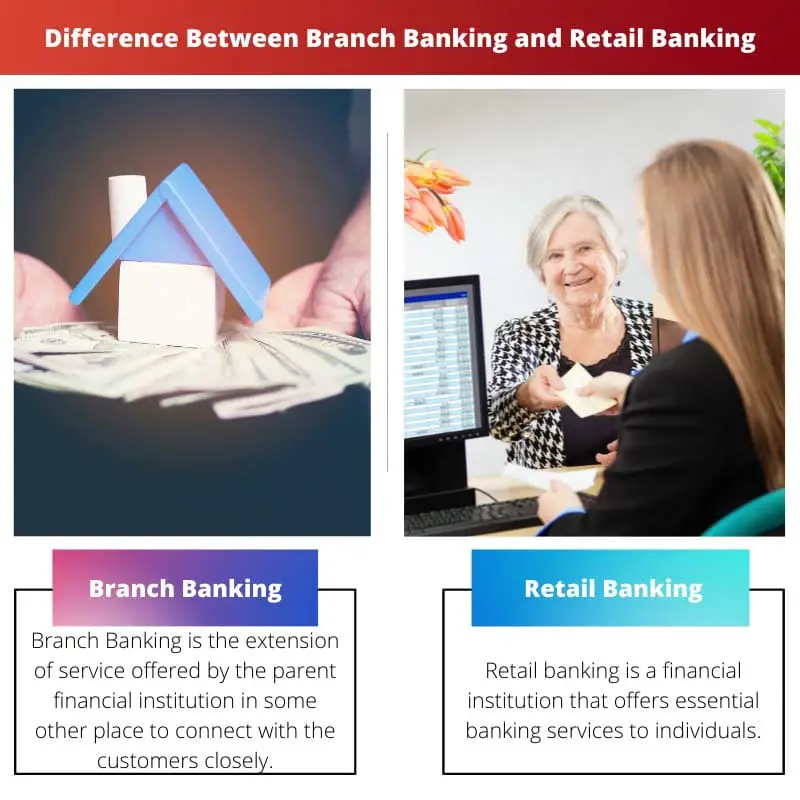 Difference Between Branch Banking and Retail Banking