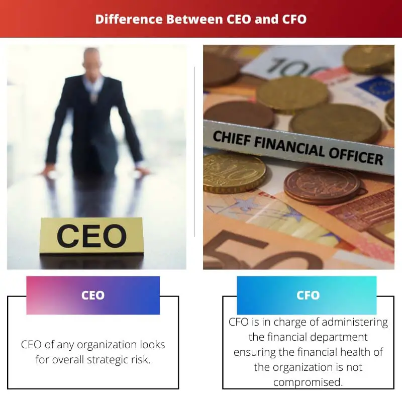 الفرق بين الرئيس التنفيذي والمدير المالي