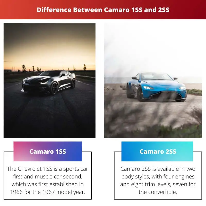 Разница между Camaro 1SS и 2SS