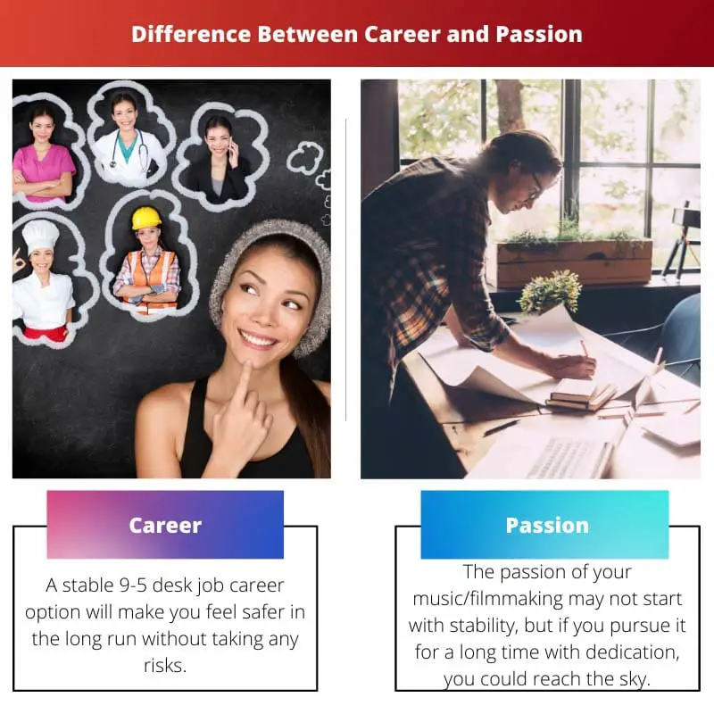 Difference Between Career and Passion