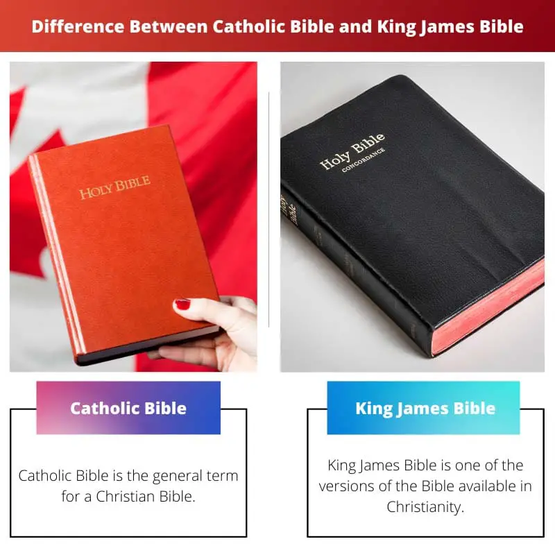 Difference Between Catholic Bible and King James Bible