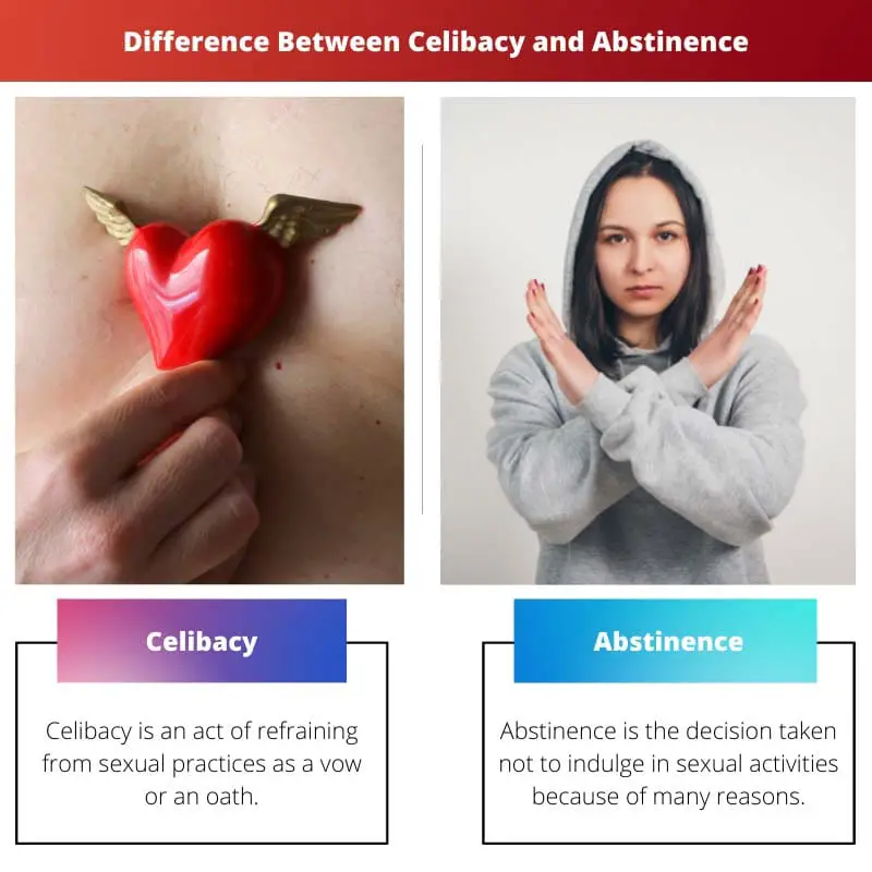 Difference Between Celibacy and Abstinence