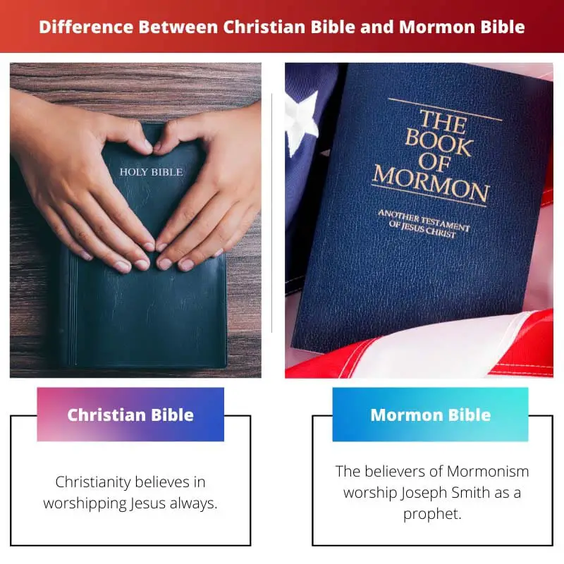 Difference Between Christian Bible and Mormon Bible