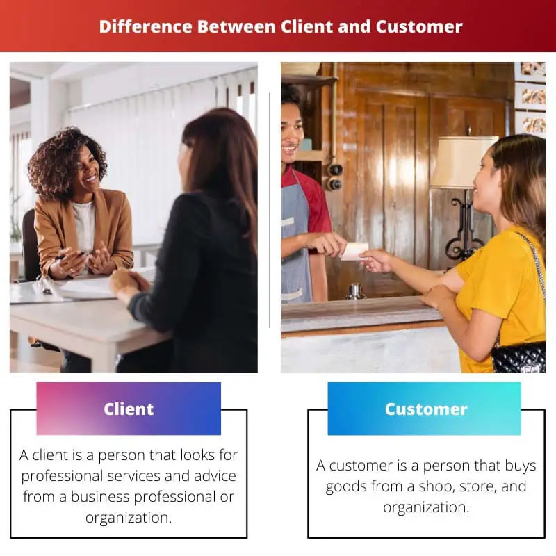 Difference Between Client and Customer