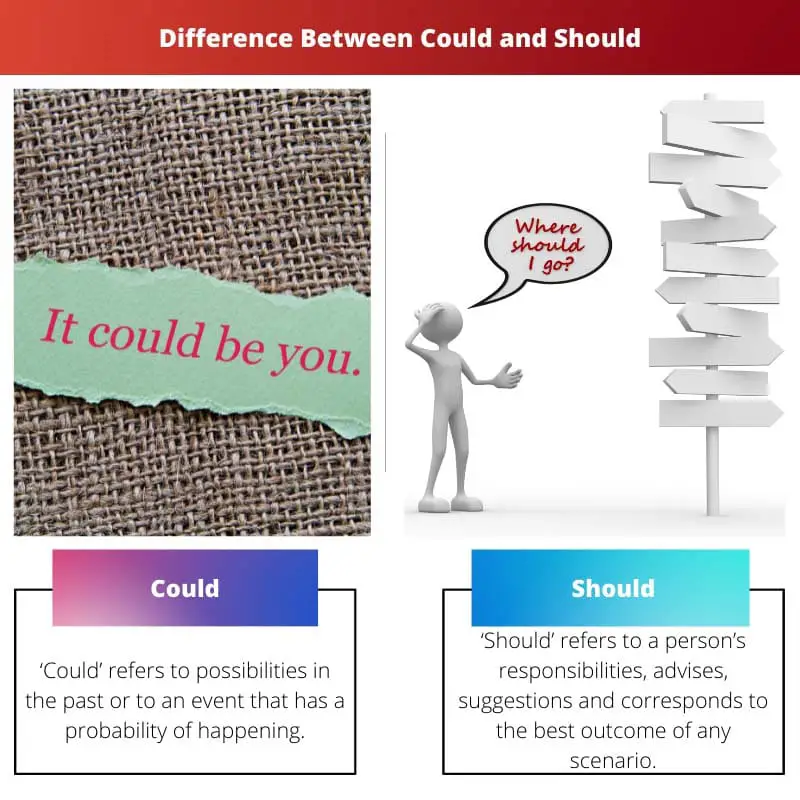 Difference Between Could and Should
