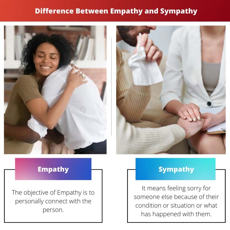 सहानुभूति और सहानुभूति के बीच अंतर