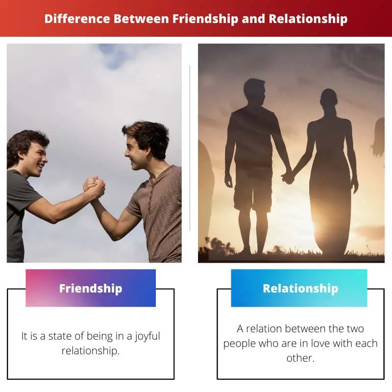 الفرق بين الصداقة والعلاقة