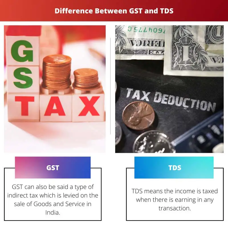 Diferencia entre GST y TDS