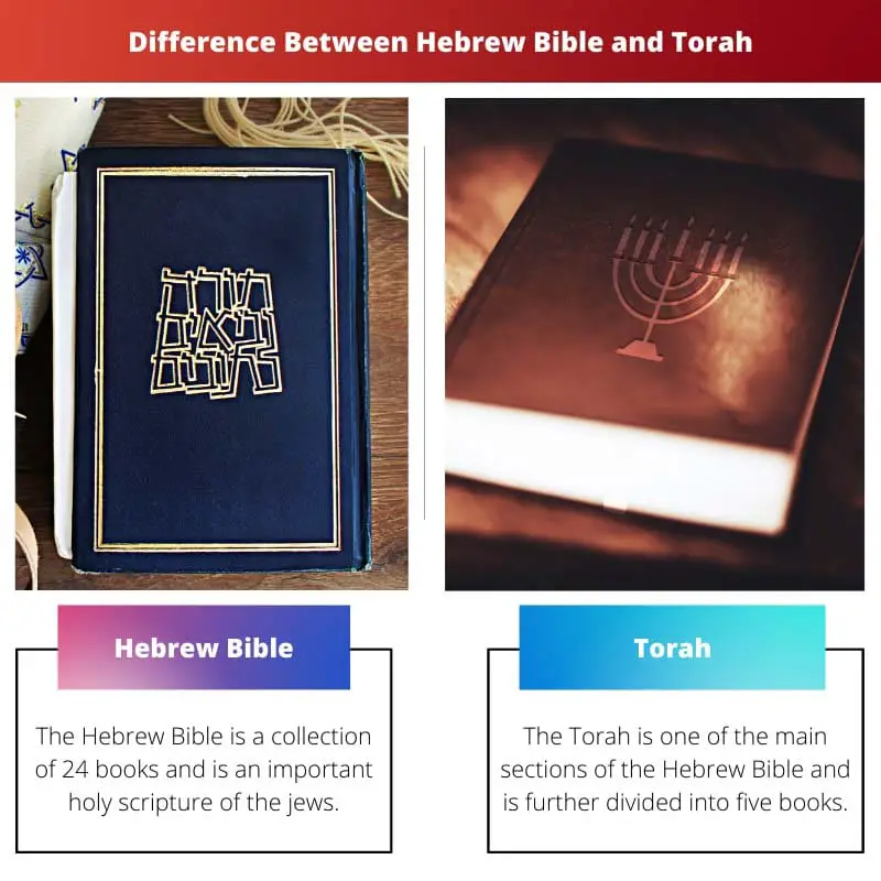 Difference Between Hebrew Bible and Torah